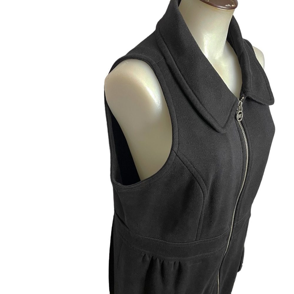 Michael Kors Black Sleeveless Zip Front Dress 🖤 - Picture 4 of 11